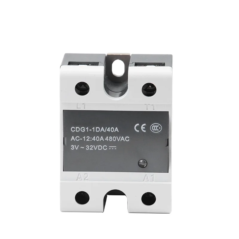 

CDG1-1DA40A твердотельное реле для силиконовых очагов Delixi, однофазный, DC, CDG1-1DA, 40 А, D4840, SSR-DA40