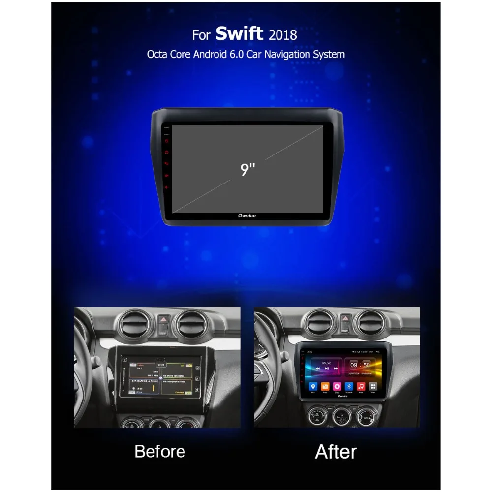 Perfect Octa 8 Core Android 8.1 Car DVD For Suzuki Swift 2018 Stereo GPS navigation Car Radio Audio player 4GB RAM+32GB ROM DSP CarPlay 1 Perfect Octa 8 Core Android 8.1 Car DVD For Suzuki Swift 2018 Stereo GPS navigation Car Radio Audio player 4GB RAM+32GB ROM DSP CarPlay 1