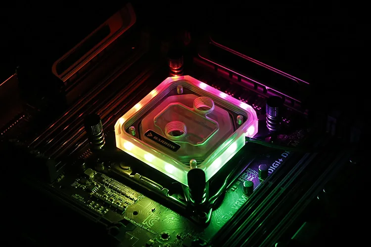 Блок питания для процессора Barrow X99/X299 специальная акриловая головка INTEL черная