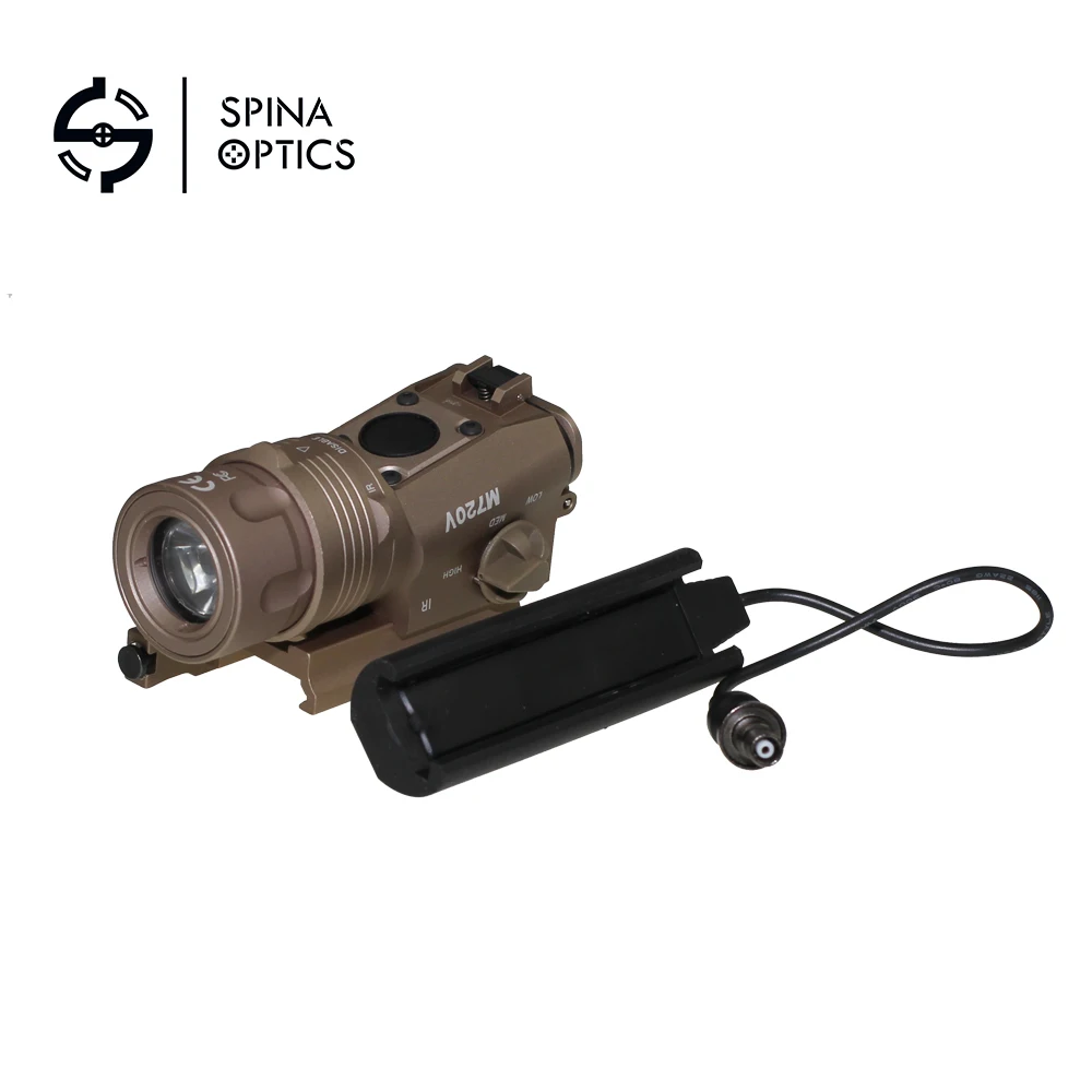 

SPINA OPTICS Tactical Light M720V Strobe Version Airsoft Combat Hunting Rifle Gun Flashlight Light Equipment