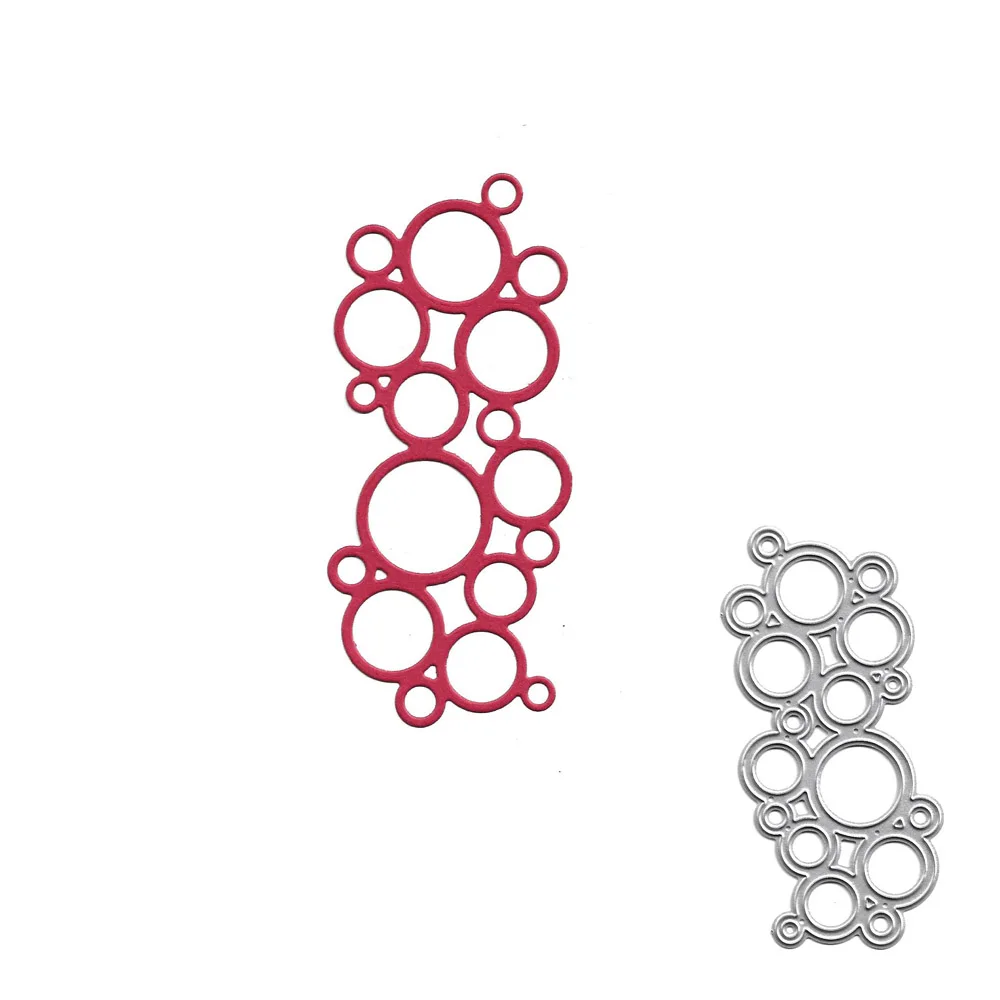 

Cute Bubbles Metal Cutting Die Stencil Template Dies Scrapbooking for Paper Craft Album Card Gift Decor Knife Mold New Dies 2019