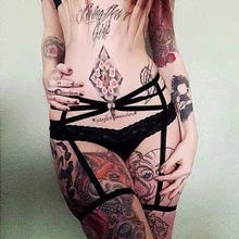 Подвязки с поясом для женщин, высокое качество, сексуальное нижнее белье для девушек, эластичные готические Подвязки для ног, мягкая одежда для тела, горячая распродажа#5