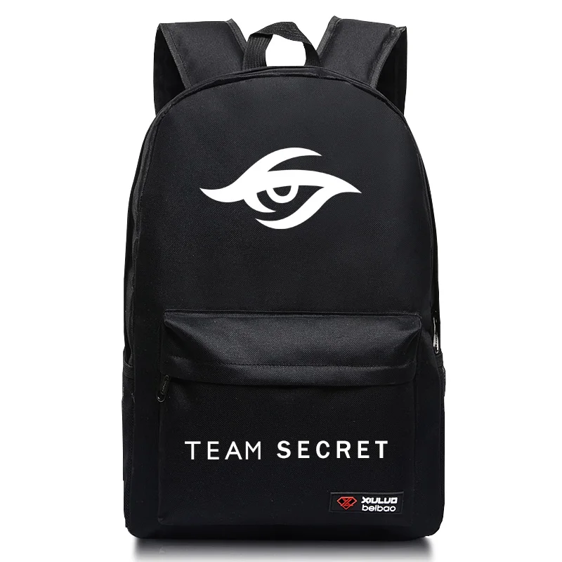 Модные школьные сумки яркие цвета Dota2 башни mochila DOTA 2 Team Secret рюкзаки для подростков