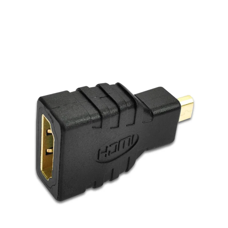 Micro HDMI Мужской к HDMI Женский адаптер 1080 P конвертер разъем HD ТВ камера Micro HDMI Тип для htc