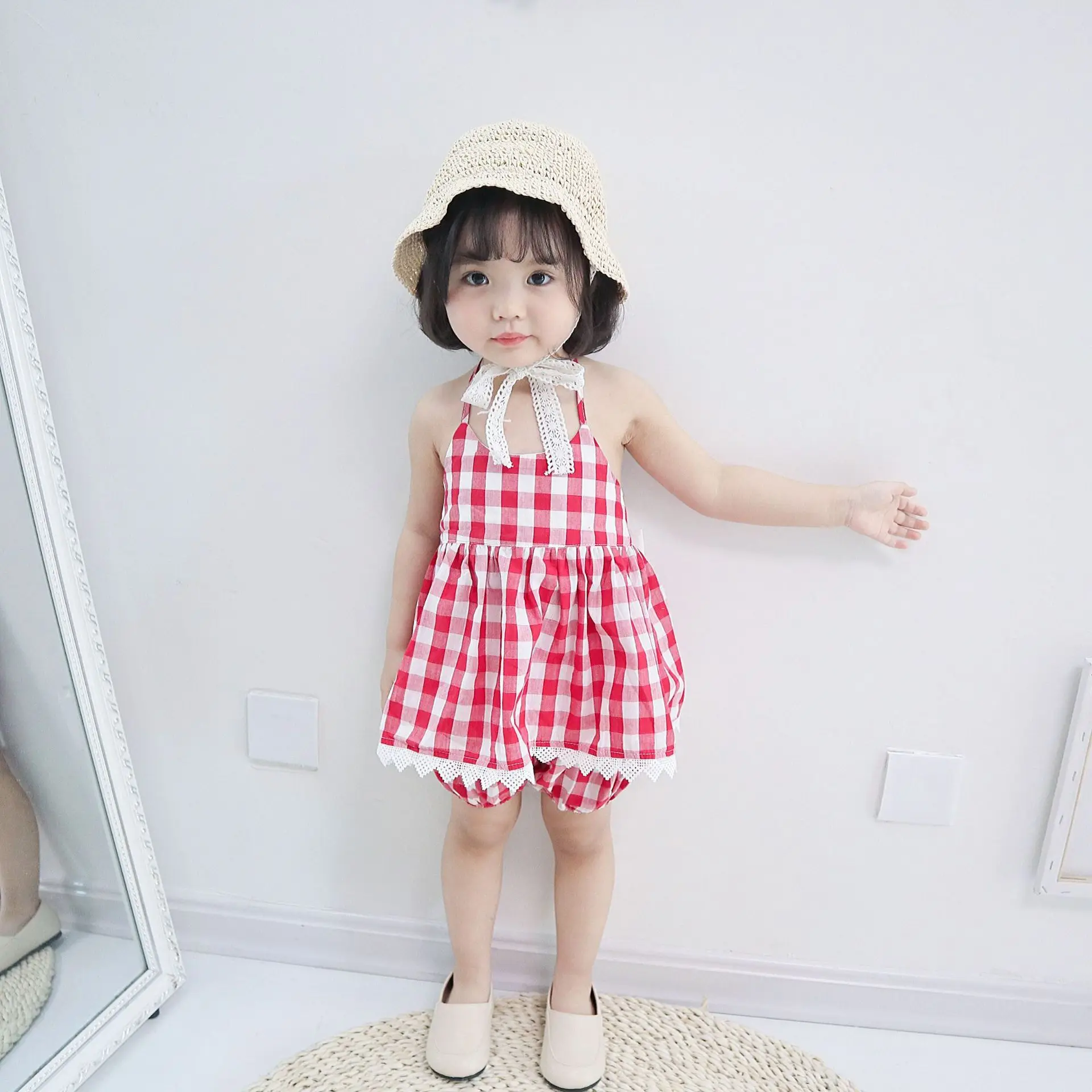

girls sets clothing summer kids clothes thanksgiving outfit sets cotton sleeveless baby girl boutique outfits korean 2019 new