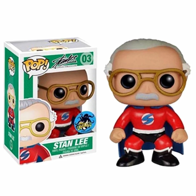 Funko-POP-Stan-Lee-Red-Superhero-Pop-Vinyl-Exclusive-Action-Figures-Collectible-Model-Toys-For-Children