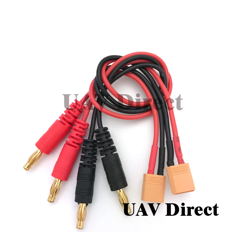 

XT30 to 4.0mm Banana Plug Balance Charge Cable for RC Lipo Battery Quadcopter 18AWG