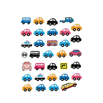 

10pcs/lot Set Of Patch Iron On Clothes Cars Deco New Design Diy Accessory Heat Transfer Washable Badges Patch