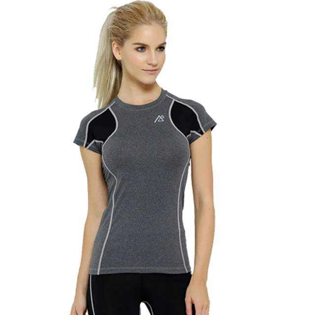 Women Tight T Shirt Female Compression Shirt Women Fitness Clothes