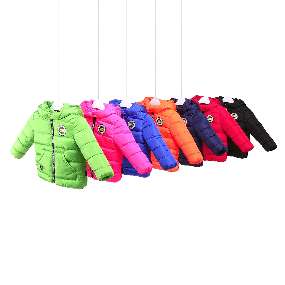 Зимние куртки для детей от 2 до 8 лет пальто с хлопковой подкладкой для маленьких девочек милая куртка для мальчиков теплая верхняя одежда осенняя повседневная одежда