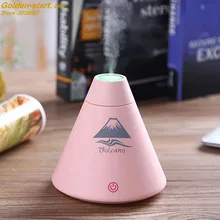 Creative Volcano Style USB Ultrasonic Humidifier Colorful Nitht Light Diffuser Mute Auto Power Off Mist Maker Fogger