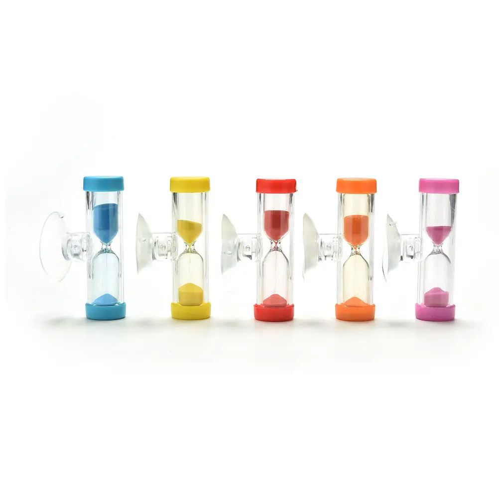 

1 PCS Mini Hourglass Home Decoration Colorful Hourglass Sandglass Sand Clock Timers desktop clock Color Random