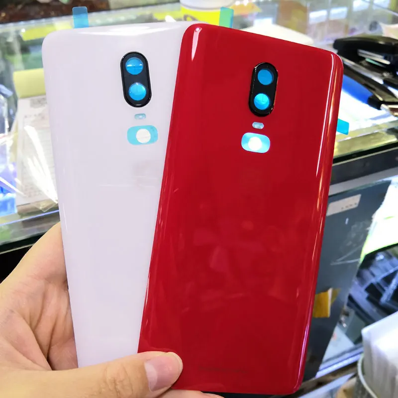 ZUCZUG стеклянный задний корпус для Oneplus 6 Six 1+ 6 крышка батареи чехол с объективом камеры+ логотип