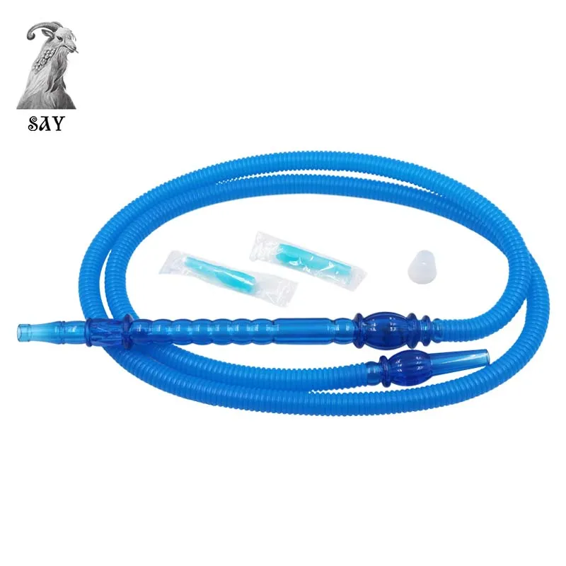 

SY 1pc 190cm Plastic Shisha Pipe Long Mouth Pipes Hookah Hose Plastic Hookah Handle Shisha Hookah Bowl Accessories