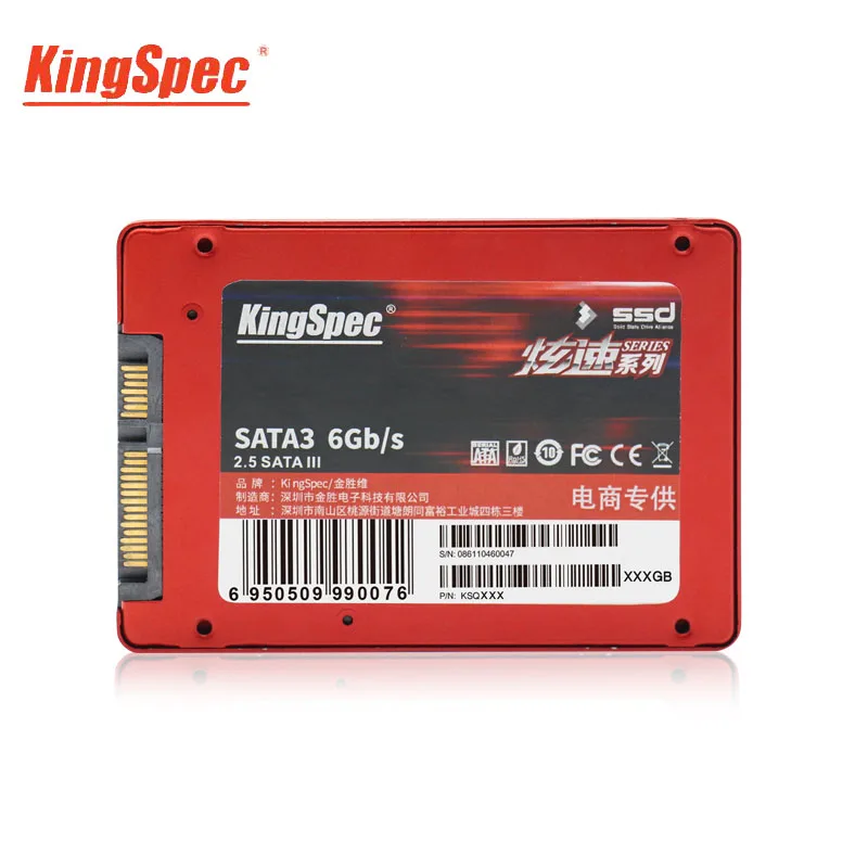 Оригинальный KingSpec SSD SATA III HDD диск 2 5 &quotвнутренний дюйма 7 мм 120 ГБ 240 480 Гб