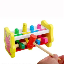 HIINST раннее образование Whac-A-Mole Делюкс ударная скамья деревянная игрушка с молотком игрушка b# Прямая поставка