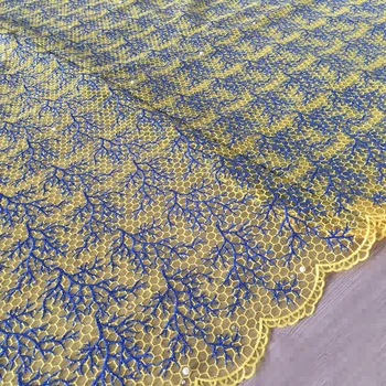 

Women dresses tulle lace fabric african 2019 luxury french lace 018 5yards/Lot for party