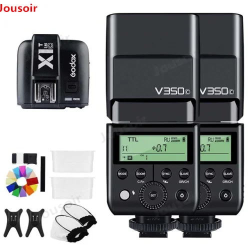 

Godox V350C TTL HSS 1/8000s GN36 0.1~1.7s recycle Camera Speedlite Flash Built-in Lithium Battery with X1T-C Trigger for C CD50