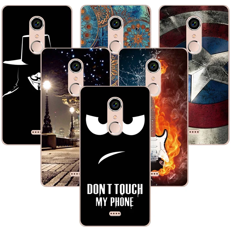 For BQ BQS-5050 Strike Selfie Case Phone Back Cover Painted Cases BQS 5050 BQS5050 5.0&quot Protection Shell |