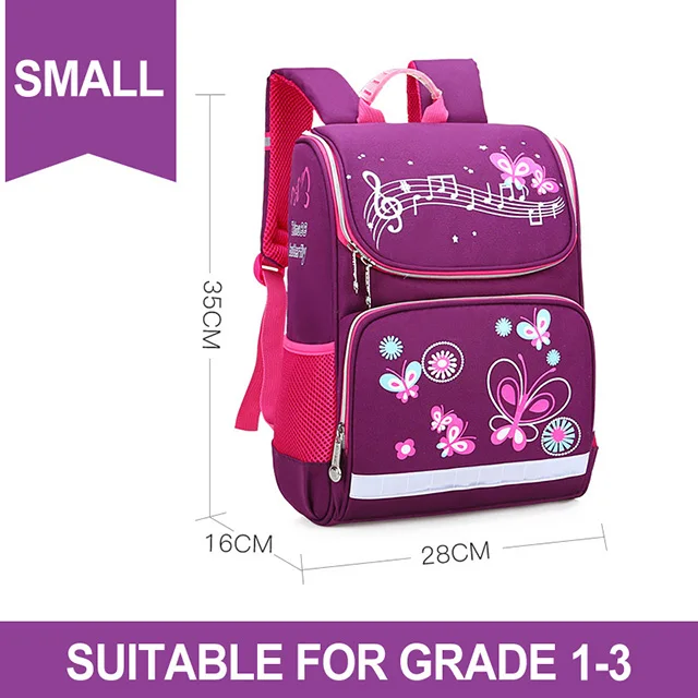 small-purple Школьный рюкзак для девочек-подростков ортопедический женский вместительный рюкзак Детский рюкзак женские Школьные Сумки Sac A Dos - Цвет: small-purple