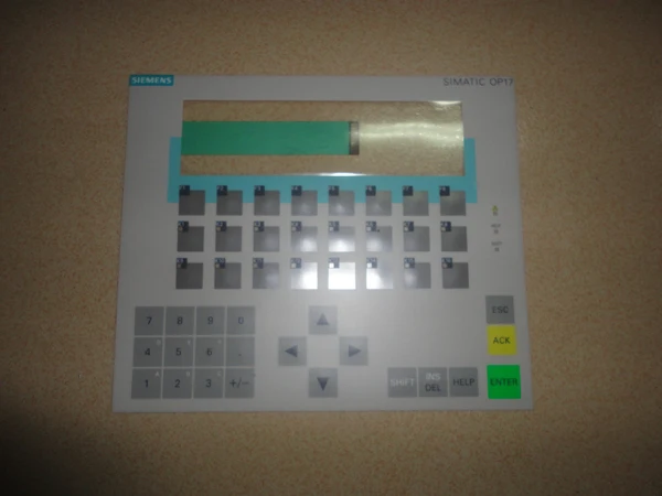 

NEW SIMATIC OP17 6AV3617-1JC30-0AX1 switch panel Touch Screen panel Membrane Keypad hand wheel Button mask,FREE SHIPPING
