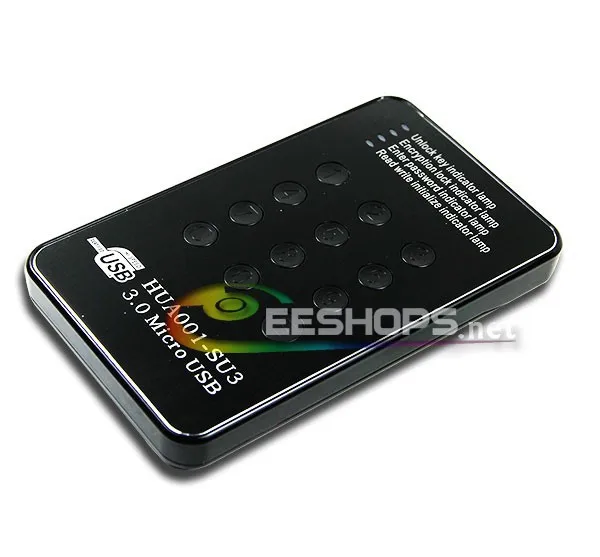 

New 480GB 480 GB USB 3.0 Encryption External SSD Solid State Hard Disk Drive 2.5" Digital Encrypted Portable Drives + Carry Case