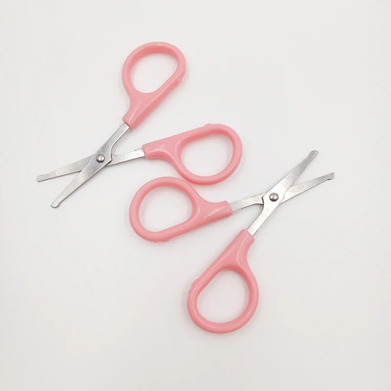 Buy Cute Eyebrow Scissors Trimmer Eyelash Shears Scissors Safe Round Tip Handle