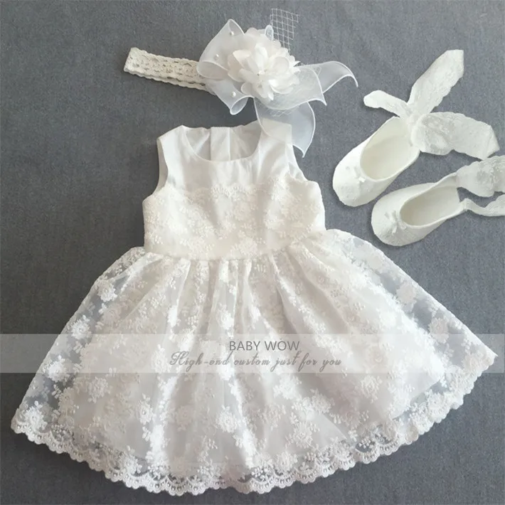 Baby Clothes Little Girls Dress Headdress font b Shoes b font Suits for Christmas Birthday font
