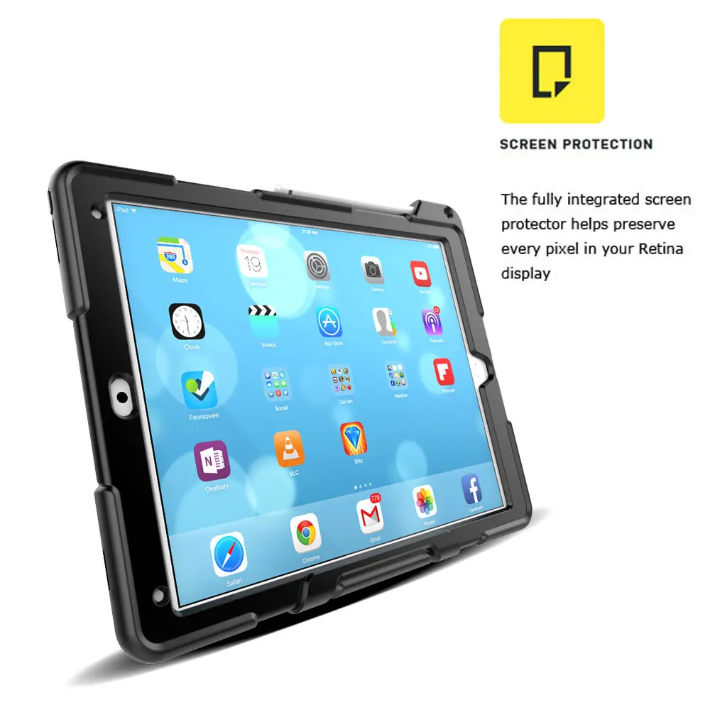 Для iPad Pro 12,9 чехол силиконовый ударопрочный чехол для телефона держатель руки 3 слоя твердая полная защита для корпуса
