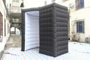 

Free shipping 3m*3m*2.5m 2017 Promotional New LED Inflatable Photo Booth For sale