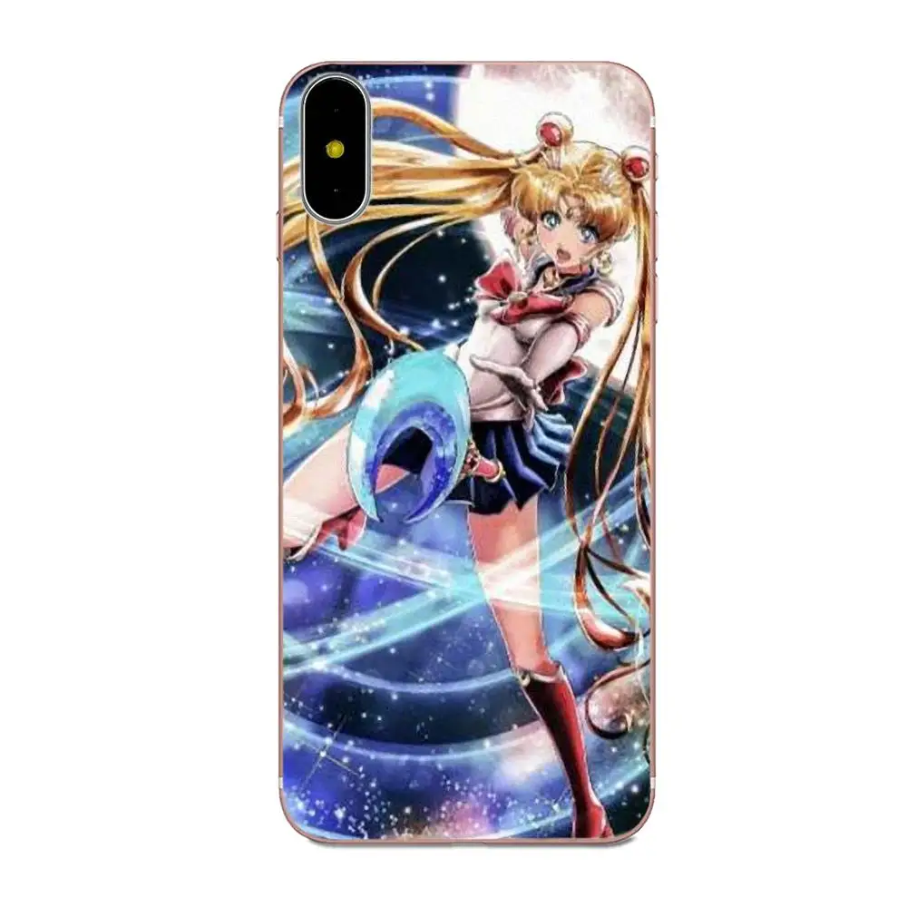 Прозрачный чехол для смартфона Sailor Moon Scence Xiaomi Mi3 Mi4 Mi4C Mi4i Mi5 Mi 5S 5X 6 6X A1 Max Mix 2 Note 3