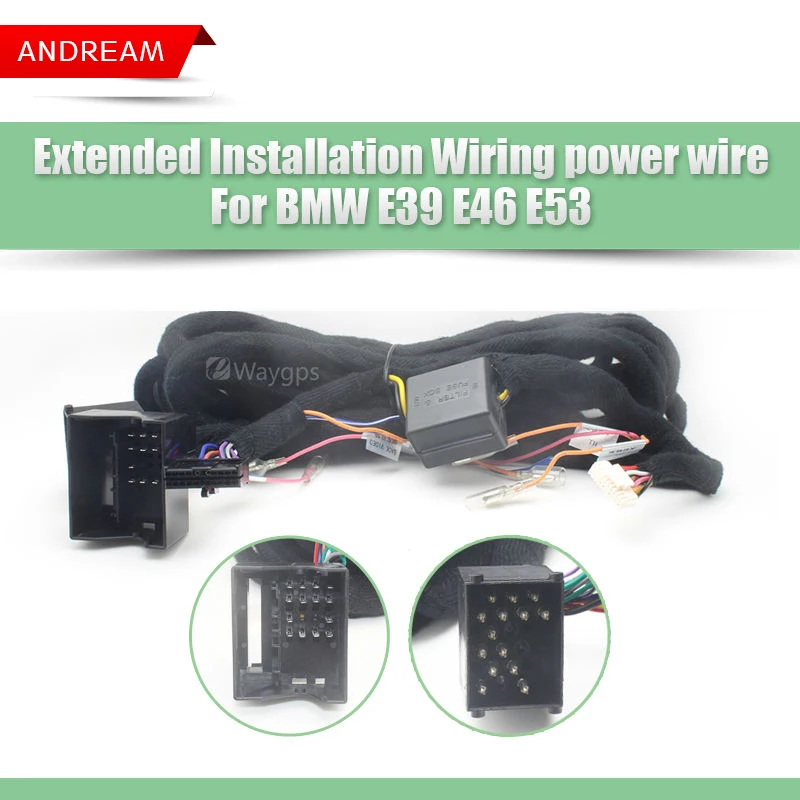 17pin 40pin Расширенный Монтажный провод для BMW E46 E39 E53 EW801P |