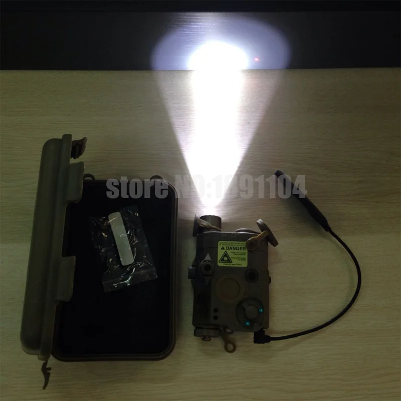 Element LA-PEQ 15 LED light with Red Laser and IR Fits for