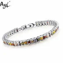 Any1 7 дюймовый Хрустальный женский теннисный браслет с трехмерным кубическим цирконием "Jane Eyre"