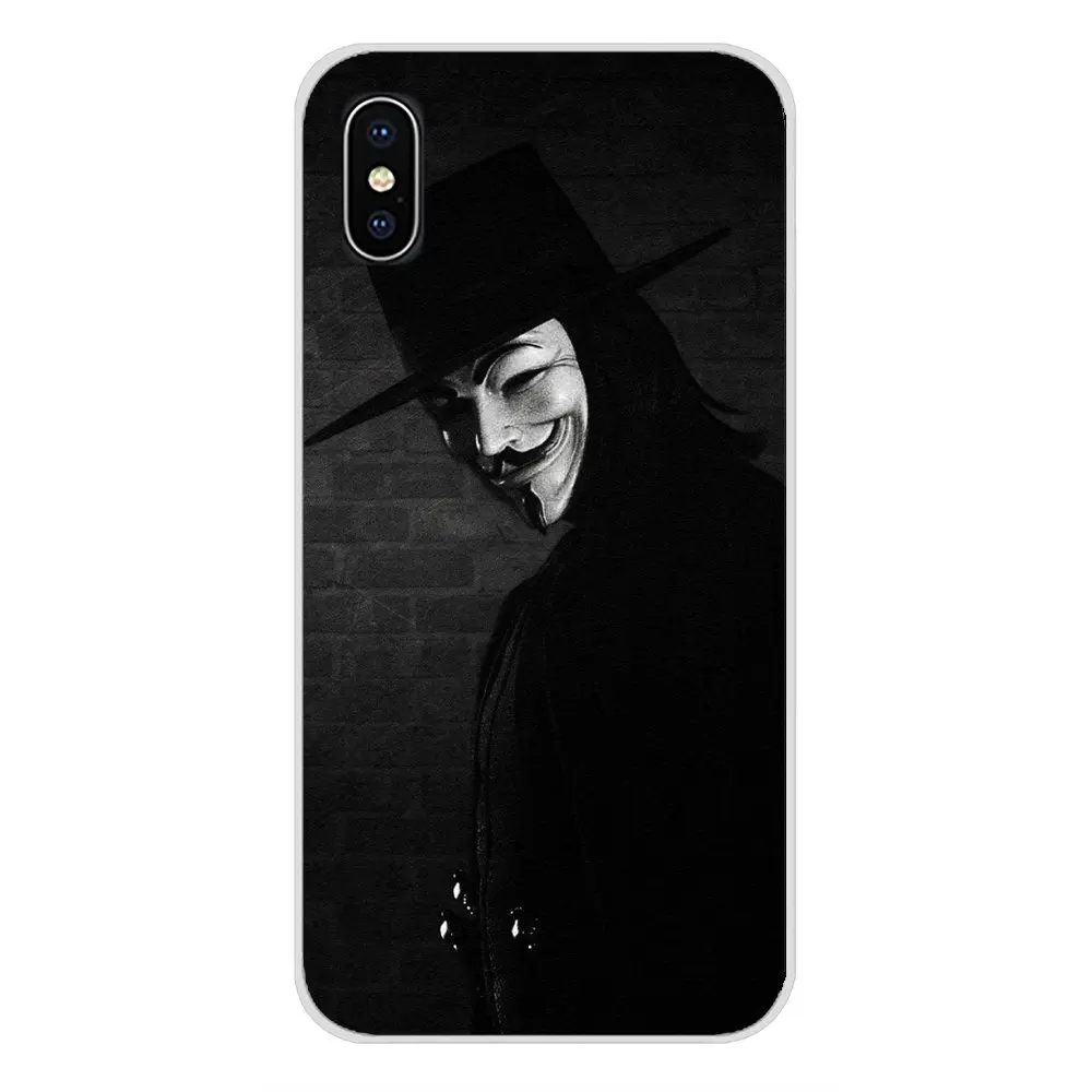 Аксессуары для телефона Чехлы Huawei Mate Honor 4C 5C 5X 6X 7 7A 7C 8 9 10 8C 8X 20 Lite Pro V Vendetta Anonymous