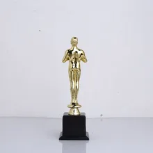 Маленький 26,5 см сплав цинка, награда Оскар, статуя Оскар, трофей, Голливуд, Оскар, вечерние сувениры, награда