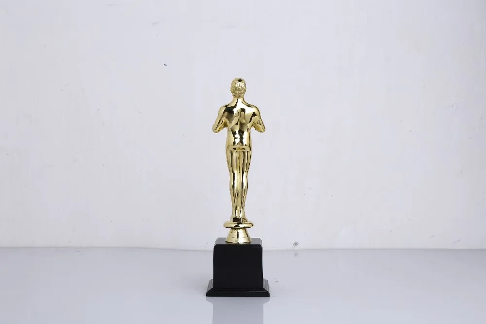 

small 26.5cm Zinc alloy Academy Award Oscar Statue Oscar Trophy Hollywood Oscar Party Favors Award Prize