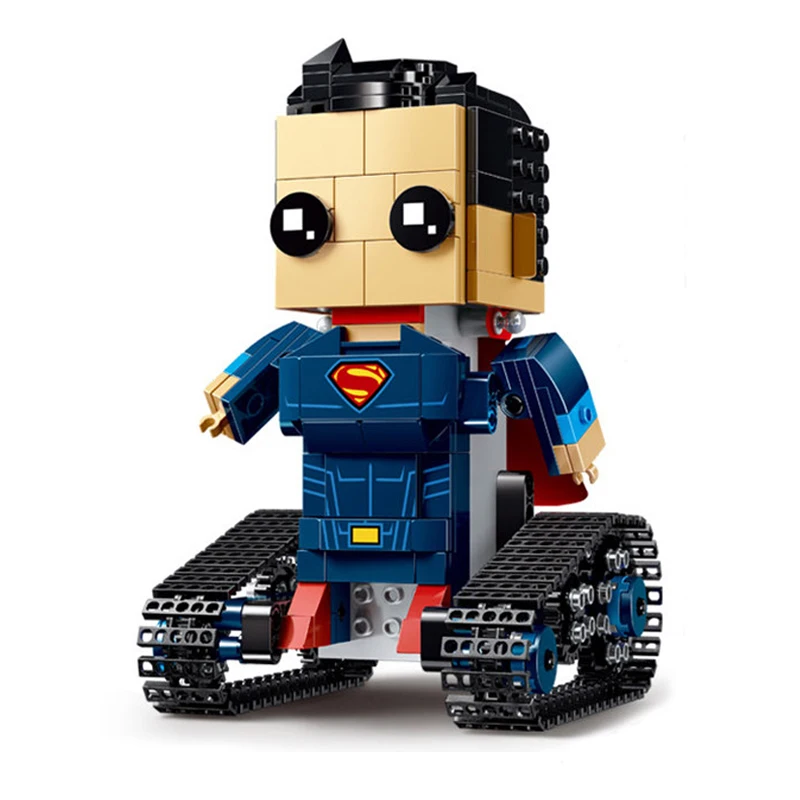 

Diy Marvel Super Man Remote Control Power Function Walking Robot Model Building Blocks Toys Compatible Legoingly for Kids Gift