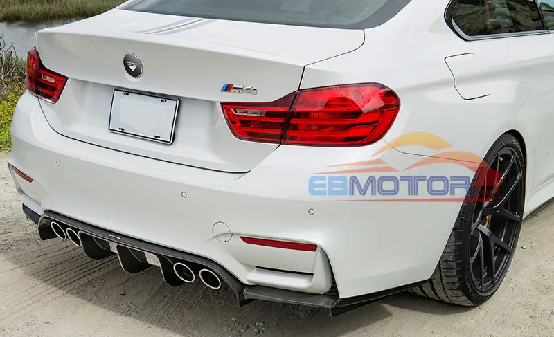 V Style  Rear Diffuser For BMW F8X F80 F82 M3 M4 2014UP B255F