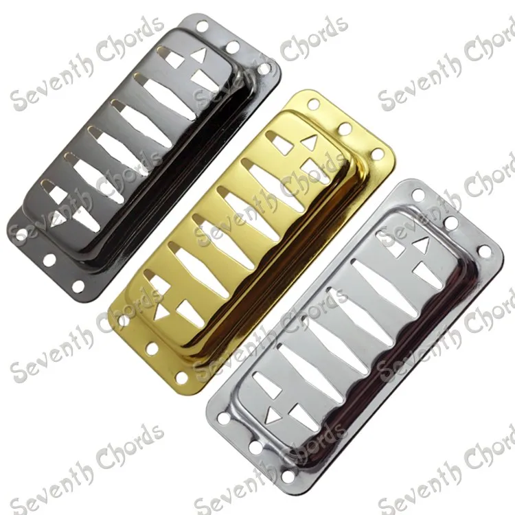 Top Grade 2 Pcs Brass Guitar Pickup Humbucker Covers For Electric