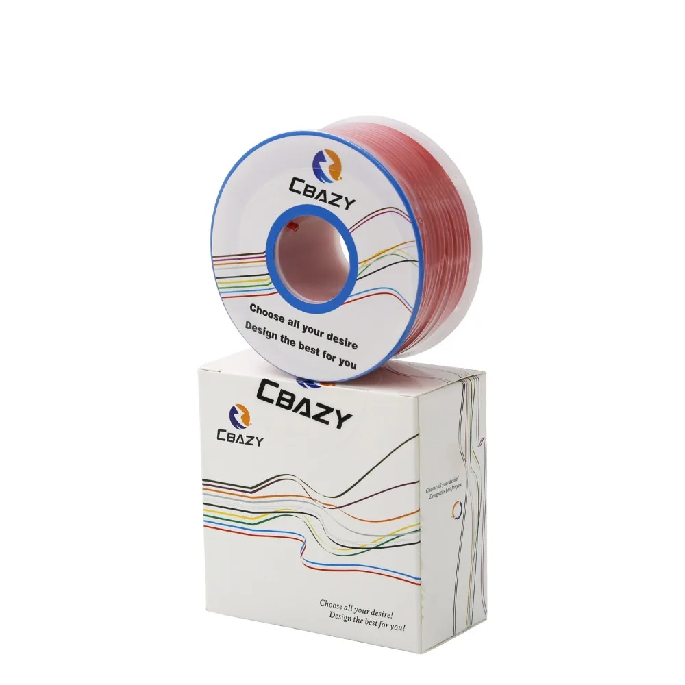 CBAZY силиконовый 20AWG 25 м гибкий силиконовый провод луженая медная проволока и кабель многожильный провод 10 цветов опционально DIY проводное соединение