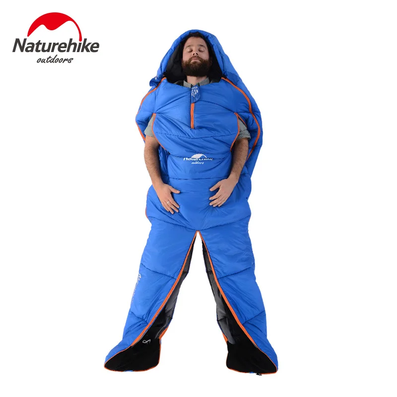 

Naturehike factory People shape Sleeping Bag Two Specificaitons Adult Super light warm sleeping bag 2017 popular Product