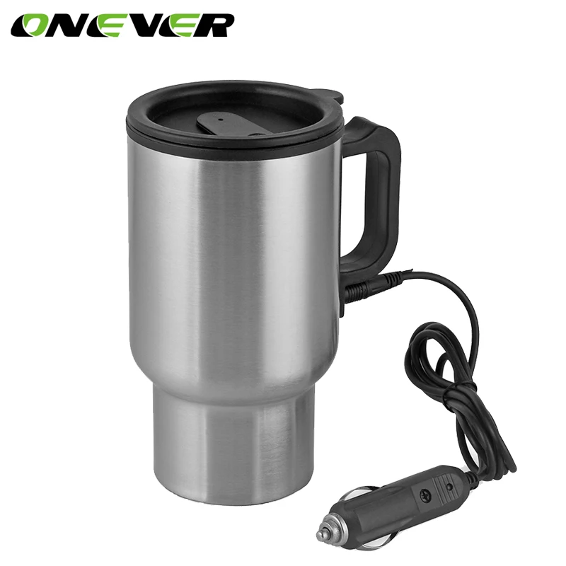 12V 450ML Auto Car Heating Cup In Car Charger Stainless