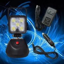 1PCS 15W Portable Work Light Rechargeable Battery Magnetic For Maintenance Camping Outdoor Use Light