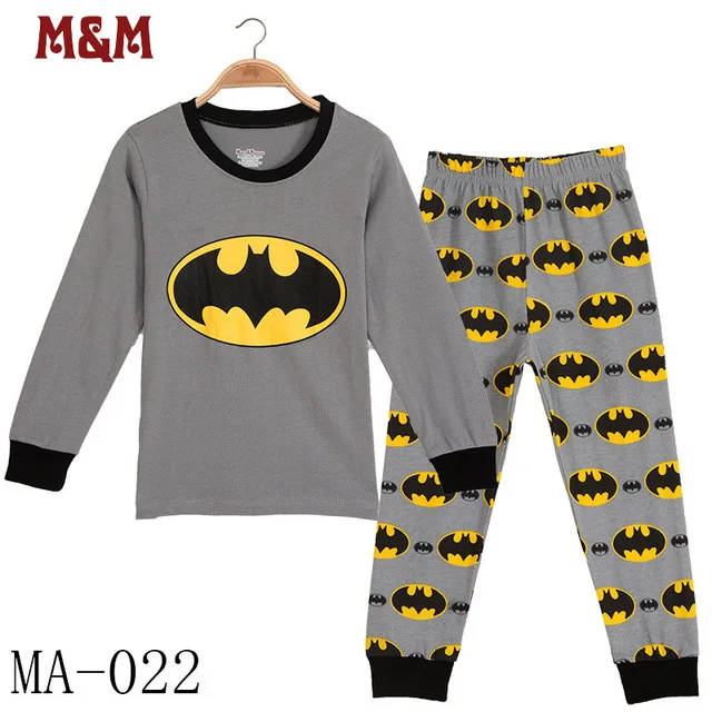 2017-brand-girls-boys-cotton-Pajamas-sets-cartoon-Superman-Spider-Man-Kitty-sleepwear-costume-Tracksuit-gap.jpg_640x640 (2)