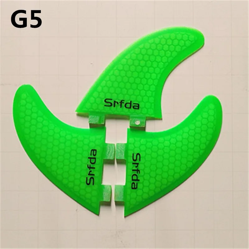 Srfda Горячая SUP доска для серфинга с стекловолокном углеродный материал для серфинга плавники для будущих FCS FCS2 штекер G3 G5 G7 серфинга плавники - Цвет: FCS G5