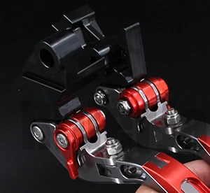 Vermelho plus bn Titânio para Benelli Alavancas de Freio de Embreagem Logotipo Bn302 302 2015 2016 Cnc Dobrável Extensíveis da Motocicleta 2 bn 302 2015-2016 cnc folding extensíveis alavancas