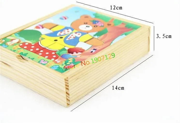 Baby-Toys-Bear-Dress-Changing-Dressing-Jigsaw-Wooden-Toys-Children-Puzzles-5-Set-Clothes-Able-Changing