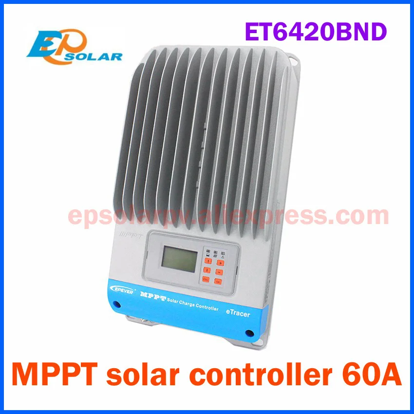 EPSOLAR ET6420BND 60A MPPT Контроллер заряда солнечной батареи EP eTracer 6420BND 12В 24В 36В 48В