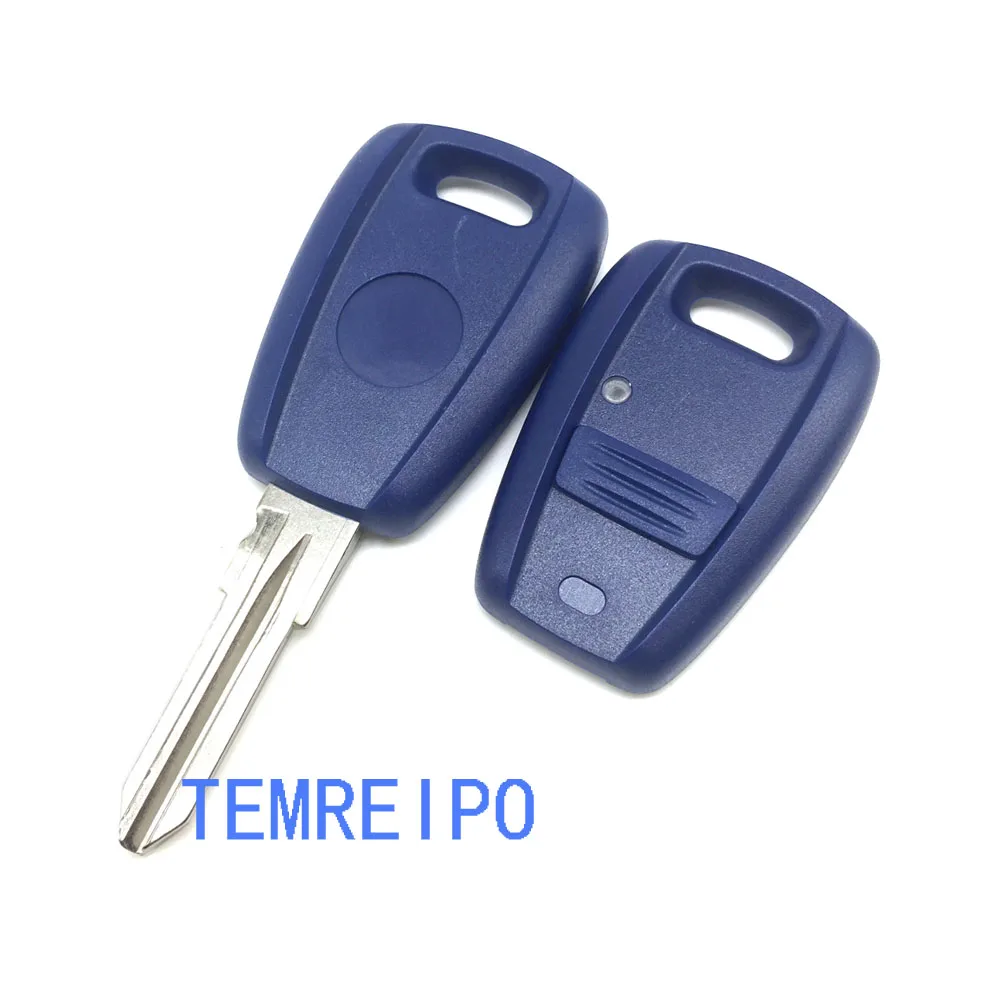 

10pcs/lot Car Key Cover 1 Button Remote Key Replacement Case For Fiat Punto Doblo Bravo Transponder Auto Key Shell